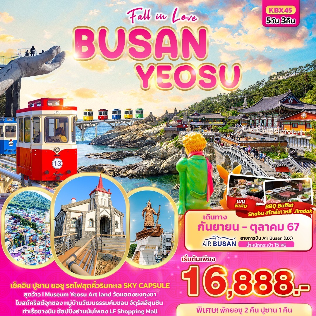 Fall in love BUSAN YEOSU 5วัน3คืน